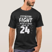 T-shirt Hommes de 24 ans 24 Anniversaires présents Dons am (Devant)