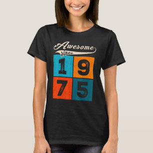 T-shirt Hommes De 47 Ans Femmes À L'Anniversaire Awesome D