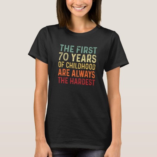 T-shirt Hommes de 70 ans rétro, 70e anniversaire (Devant)