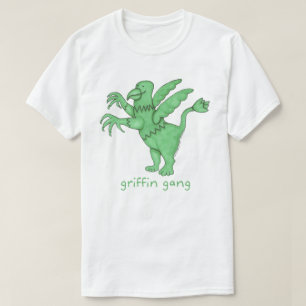 T-shirt Hommes de bande de griffon (divers styles) blancs