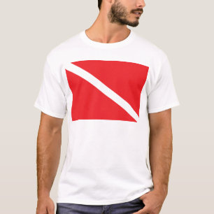 T-shirt Hommes de drapeau de piqué de SCAPHANDRE