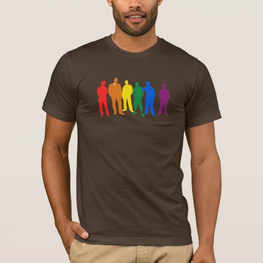 T-SHIRT HOMMES DE GAY PRIDE (Devant)
