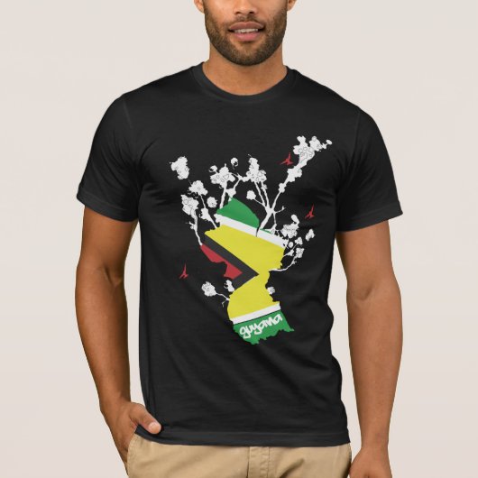 T-shirt Hommes de la Guyane de FIERTÉ d'ÎLE (Devant)
