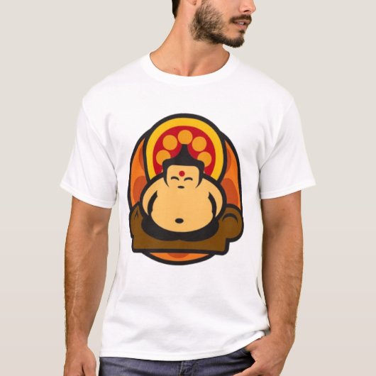 T-shirt Hommes de logo de Bouddha (Devant)