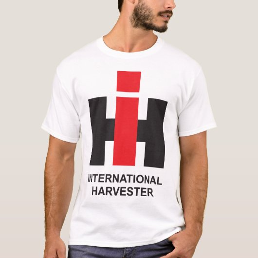 T-shirt Hommes de logo d'IH International Harvester Trucks (Devant)