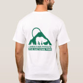 T-shirt Hommes de représentation de Microfiber de logo (Dos)