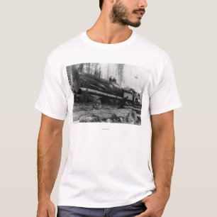T-shirt Hommes de transport de train de notation et