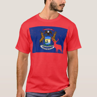 T-shirt Hommes Deer Chasse Fière Chasseur Patriotique Faun