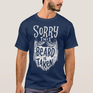 T-shirt Hommes Désolé Cette Barbe Est Pris Cadeau Pour Mar