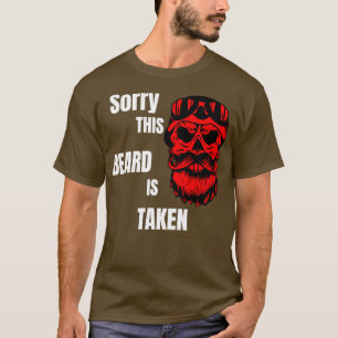 T-shirt Hommes Désolé Cette Barbe Est Pris Chemise Valenti