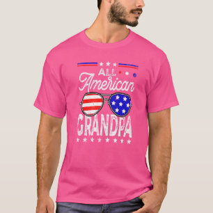 T-shirt Hommes Détestés Drapeau américain de tous les papa