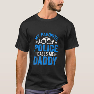 T-shirt Hommes Détestés Ma Police Préférée M'Appelle Da