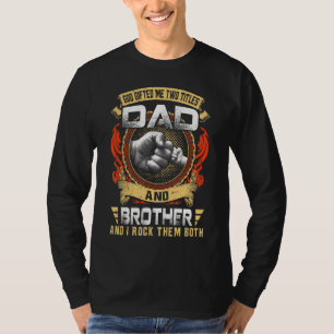 T-shirt Hommes Dieu Ed Me Deux Titres Papa Et Frère Père