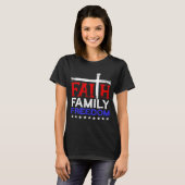 T-shirt Hommes Dieu Pays Famille _ Jour des vétérans améri (Devant entier)
