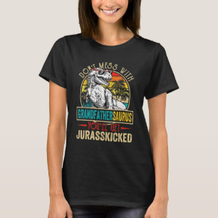 T-shirt Hommes Distants Grandfathersaurus Dinosaur Rex