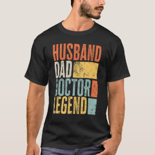 T-shirt Hommes Docteur Mari Père légendaire Père meilleur