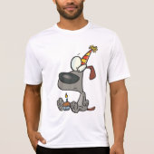 T-shirt Hommes Dog Anniversaire Actif (Devant)