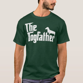 T-shirt Hommes Dogfather Dachshund Funny Père Day Pour