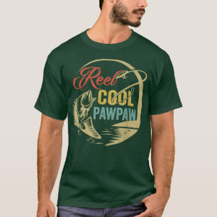 T-shirt Hommes Drôle Reel Cool Paw Paw Love Fishing
