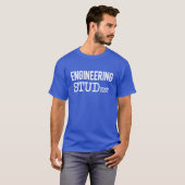 T-shirt Hommes drôles d'étudiant d'ingénierie (Devant entier)