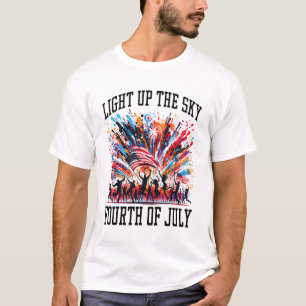 T-shirt Hommes du Parti du 4 juillet Blanc