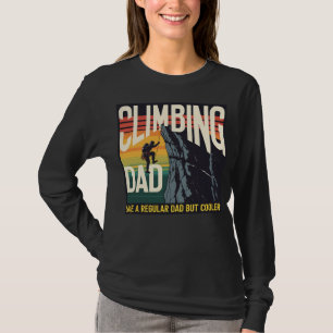 T-shirt Hommes en escalade Papa grimpeur de montagne Rando