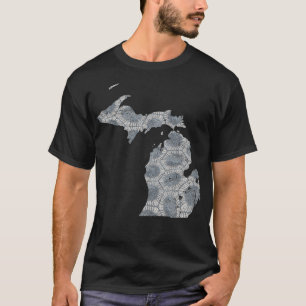 T-shirt Hommes en forme des Grands Lacs Femmes Pierre de P