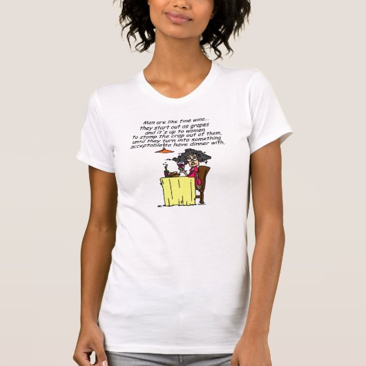 T-shirt Hommes et FIne Humour de vin (Devant)
