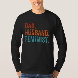 T-shirt Hommes Feministe Papa Mari Pro Feminisme Da du Pèr