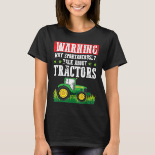 T-shirt Hommes Femmes Agriculteurs Avertissement Parler Sp