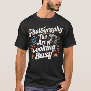 T-shirt Hommes Femmes Appareil Photo Photographie Camérama