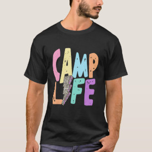 T-shirt Hommes Femmes Boho Style Camp Vie Été Camp Et Rand