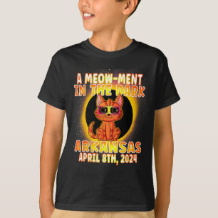 T-shirt Hommes Femmes Chat Éclipse Solaire Totale Pun