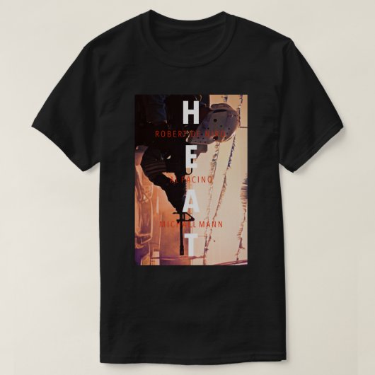 T-shirt Hommes Femmes Chauffage Al Pacino Chauffage Film L (Design devant)