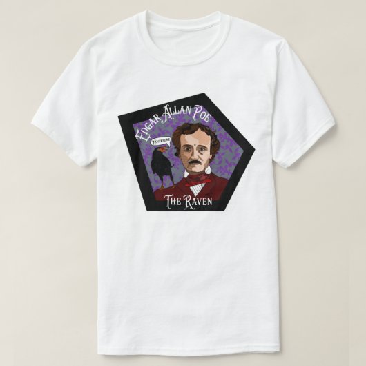 T-shirt Hommes Femmes Criminelle Edgar Détective Allan Poe (Design devant)