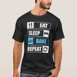 T-shirt Hommes Femmes Cuisinière Baker Hobby Food Cakes Cu