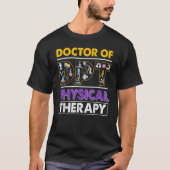 T-shirt Hommes Femmes Dpt Physiothérapeute Docteur Pta The (Devant)