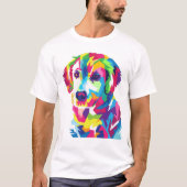 T-shirt Hommes Femmes Enfants Mignonnes Chien Chien Chien (Devant)