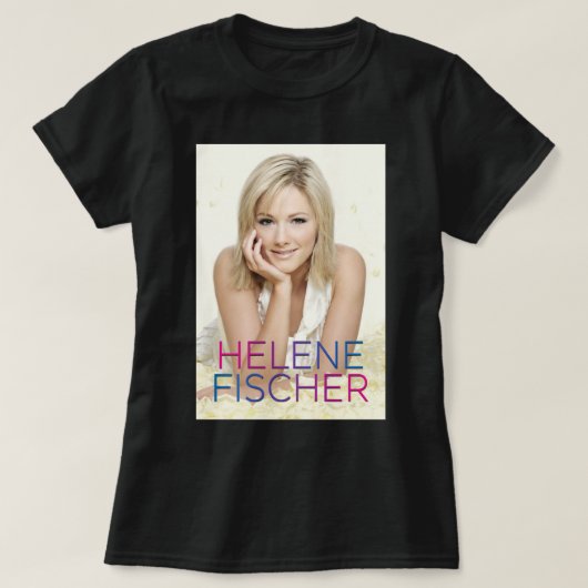 T-shirt Hommes Femmes Famous Helene Beautiful Fischer Femm (Design devant)