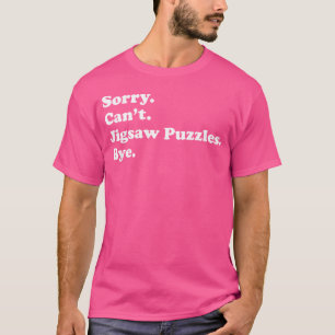 T-shirt Hommes Femmes Garçons Ou Filles Drôle Jigsaw Puzzl