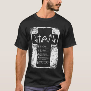 T-shirt Hommes Femmes Jésus est Roi Foi chrétienne 5 Évang