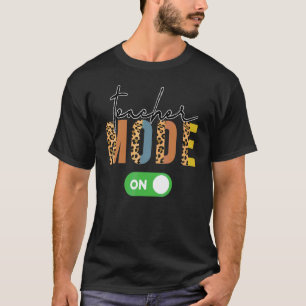 T-shirt Hommes Femmes Premier Jour D'école Demi Professeur