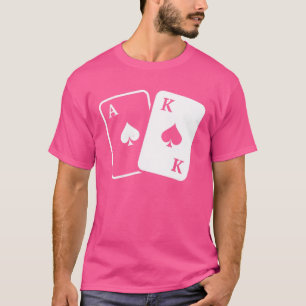 T-shirt Hommes Femmes Rétro Poker Joueur Vintageech Drôle