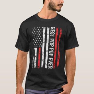 T-shirt Hommes Fête des Pères Meilleure Pop Pop Jamais ave