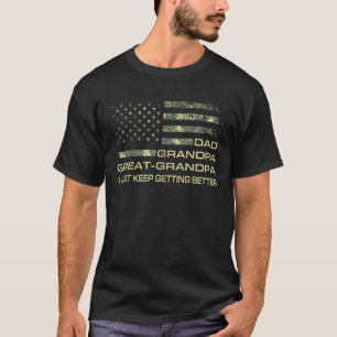 T-shirt Hommes Fête du Père Hommes Papa Grand-grand-grand-