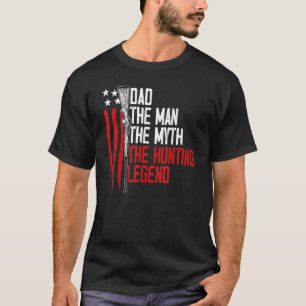 T-shirt Hommes Fier Dada Papa La Légende De La Chasse 4 ju