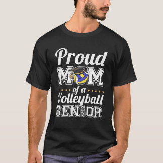 T-shirt Hommes Fier Maman D'Un Volleyball Senior 2022