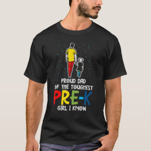 T-shirt Hommes Fier Papa De La Fille La Plus Touche Retour