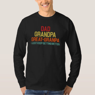 T-shirt Hommes Fier Papa Grand-Père Et Grand-Père Père Pèr