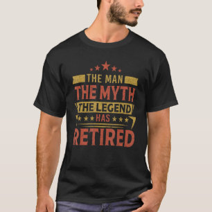 T-shirt Hommes Fier Retraité Père Vintage Retraité Retrait
